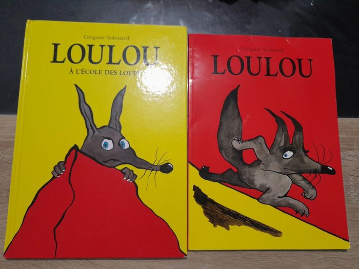 lot 2 grands albums école des loisirs + 1 dvd Loulou de Solotareff - photo numéro 2