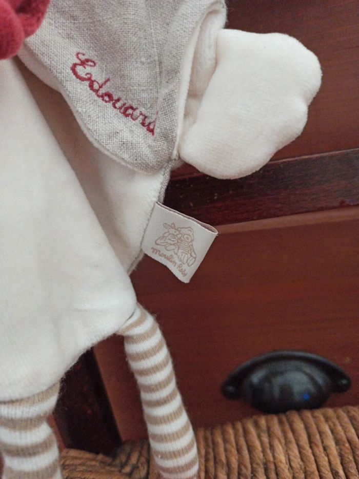 Doudou Edouard canard beige moulin roty tbe - photo numéro 3