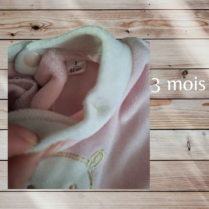 Pyjama velour kangourou - photo numéro 2
