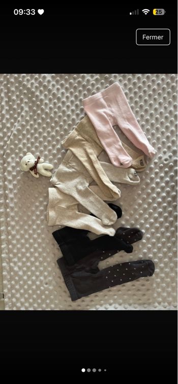 6 paires de collants