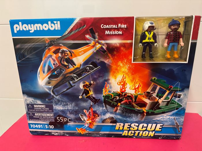 Playmobil hélicoptère de sauvetage NEUF