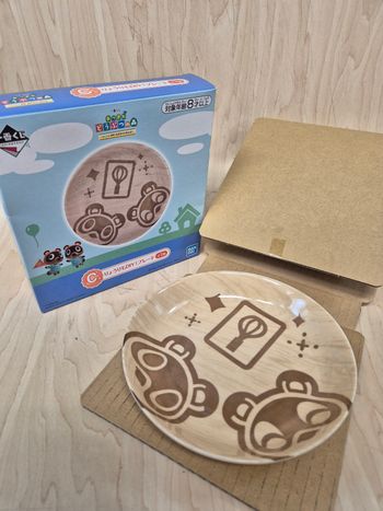 Assiette creuse Animal Crossing Ichibankuji "Ryouri moins DIY!"