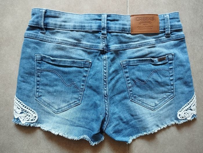 Short en jean dentelle Creeks 36 - photo numéro 2