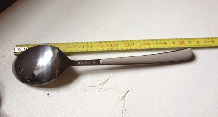 6 grandes cuillères stainless steel - photo numéro 7