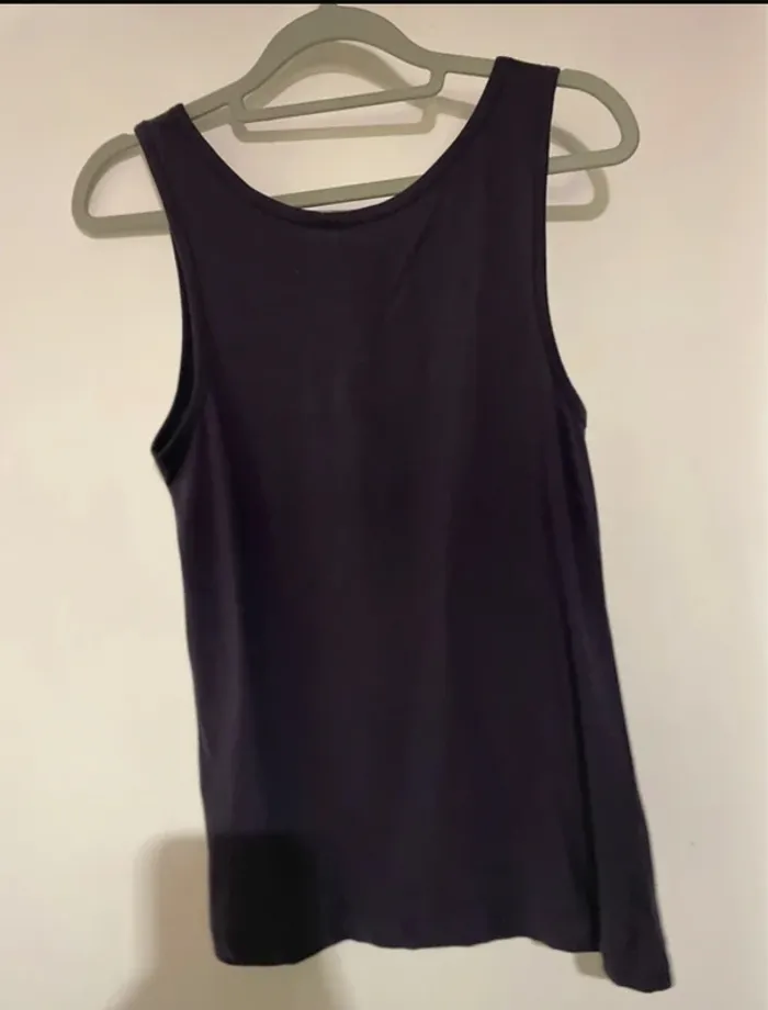 Débardeur femme Dorotennis bleu marine rouge – Taille M – Neuf avec étiquette - photo numéro 4