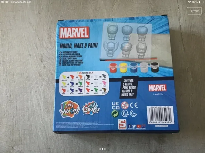 Neuf boite figurines marvel - photo numéro 3