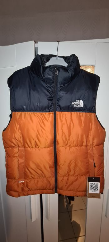 Doudoune sans manches The North Face Orange Taille S