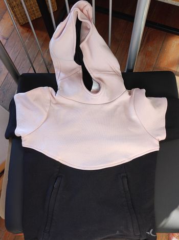Sweat fille a capuche