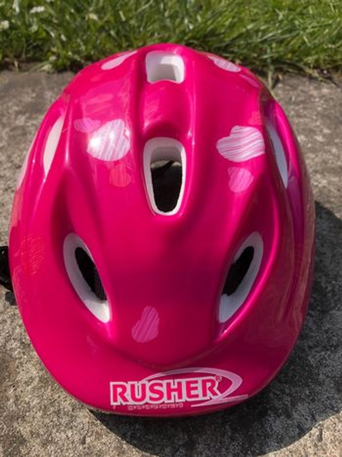 Casque vélo enfant taille XS rose - photo numéro 8