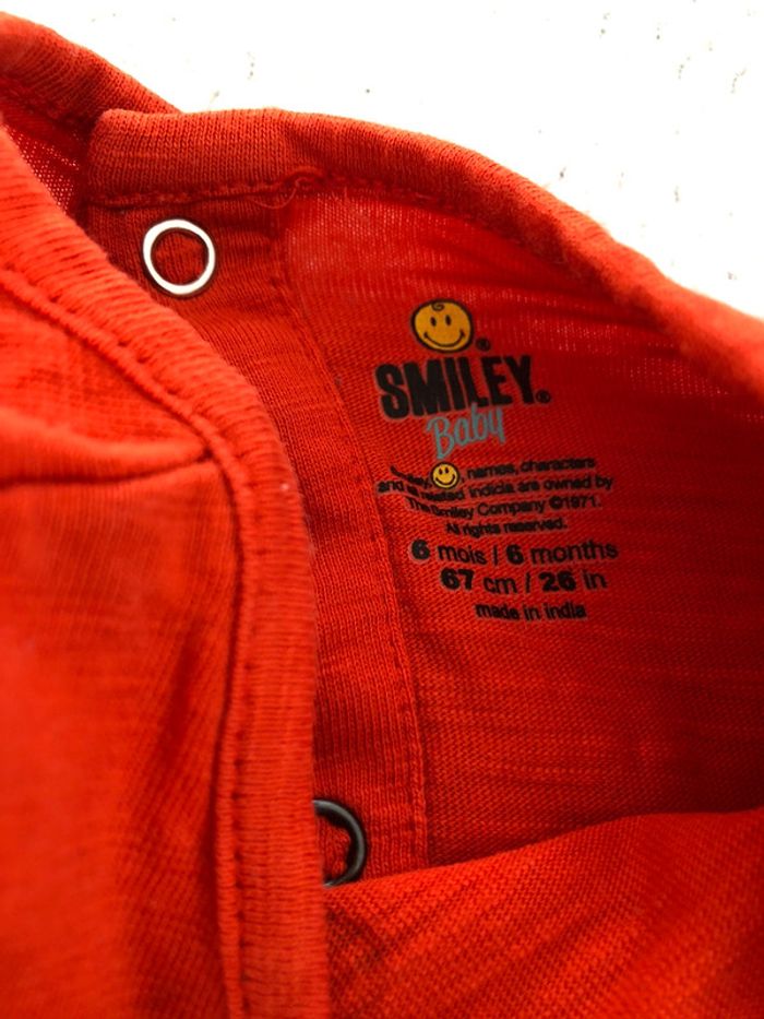 Combishort bébé garçon 6 mois smiley world orchestra - photo numéro 5