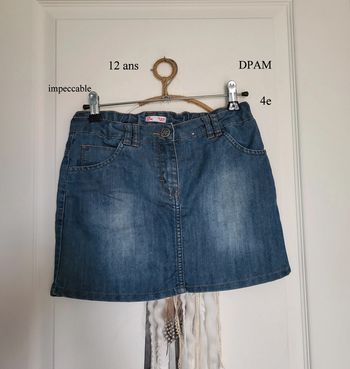 Jupe jean dpam 12 ans impeccable