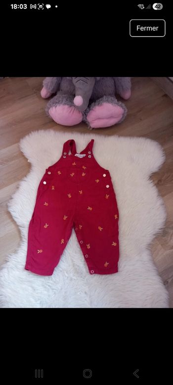 Salopette 6 mois Kiabi 