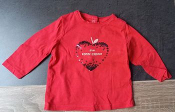 T-shirt manches longues bébé fill