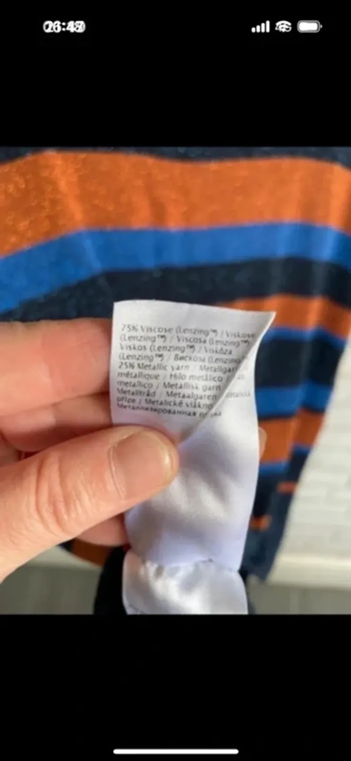 Pull Tee-shirt Nümph taille S - photo numéro 5