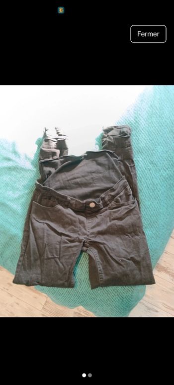 Jean skinny grossesse noir