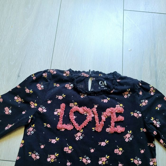 Maillot manche longue noir. Fille 6 ans. Marque C&A - photo numéro 2