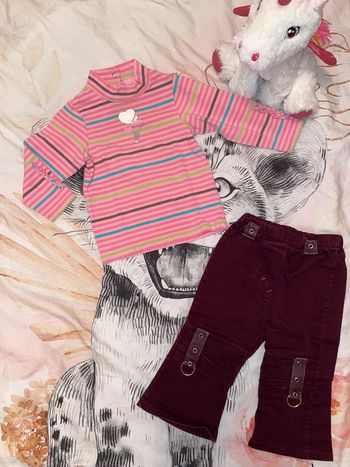Ensemble t-shirt et pantalon, taille 12 mois, marque Orchestra.