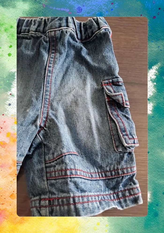 Short jeans 6 mois - photo numéro 3