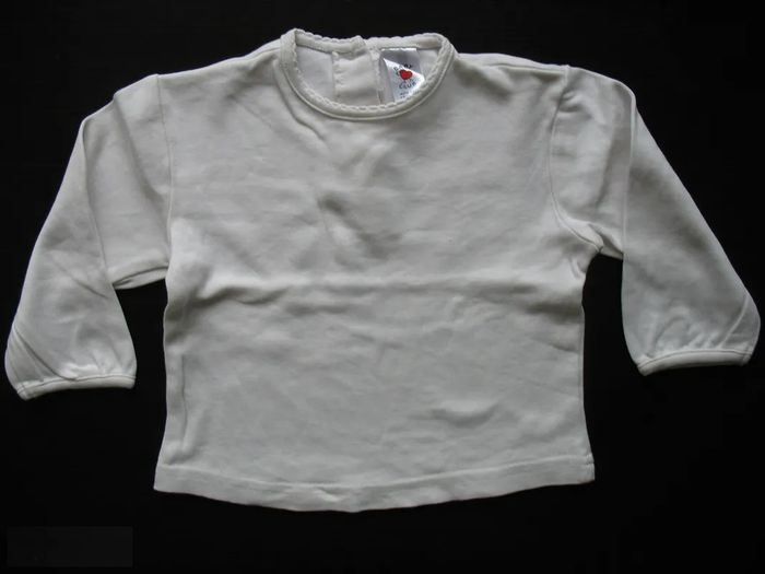 TEE SHIRT ML BLANC BÉBÉ FILLE "BABY CLUB BY C&A" - 6 MOIS - n°05
