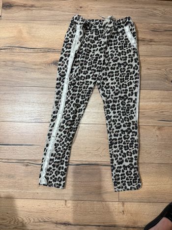 pantalon jogging léopard