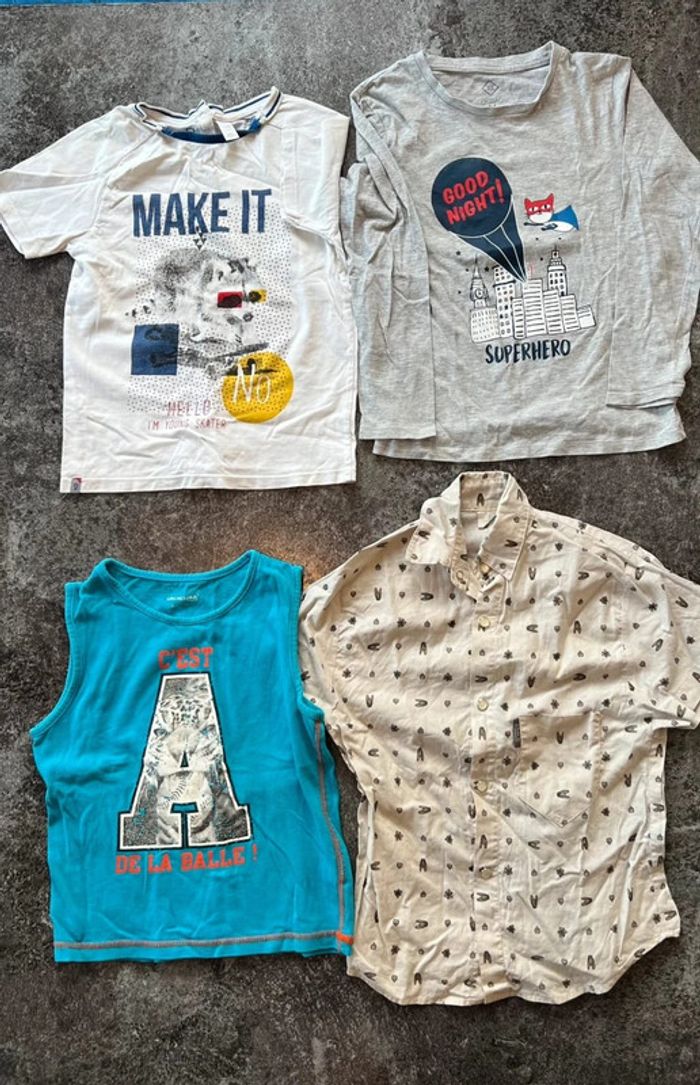 Lot 7 habits enfant garcon 6-7 ans Set boy clothes Viele Jungenkleidung sacco vestiti ragazzo - photo numéro 2