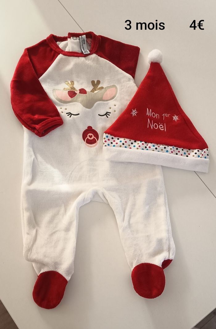 Pyjama bonnet de noël