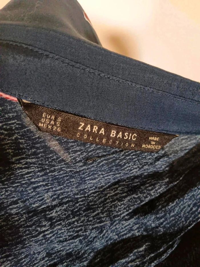 Blouse marine Zara 36 - photo numéro 3
