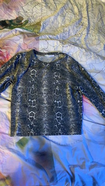 Pull Zara motif pyton