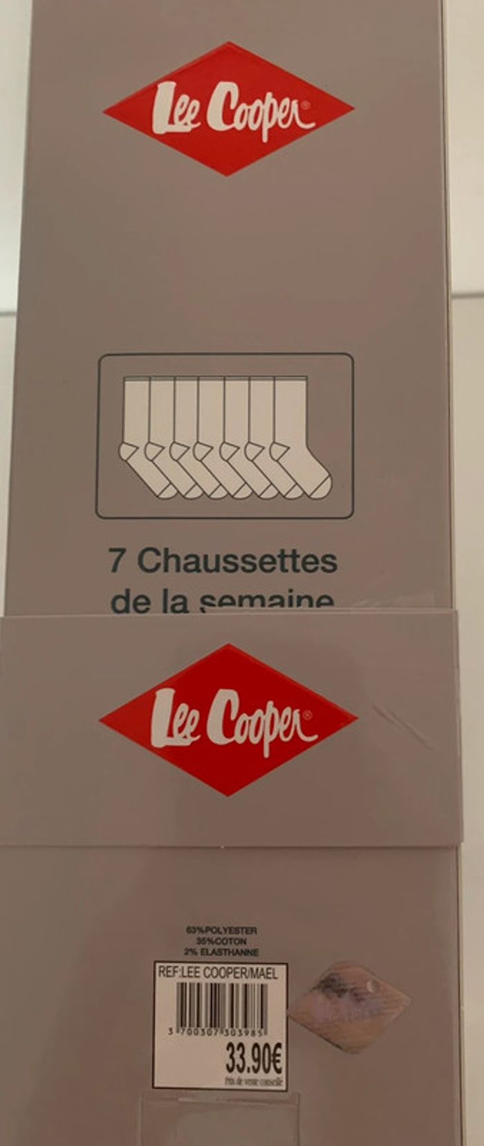 Lot de 7 paires de chaussettes Lee Cooper - photo numéro 5