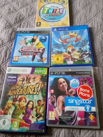 Lot de jeux vidéo 