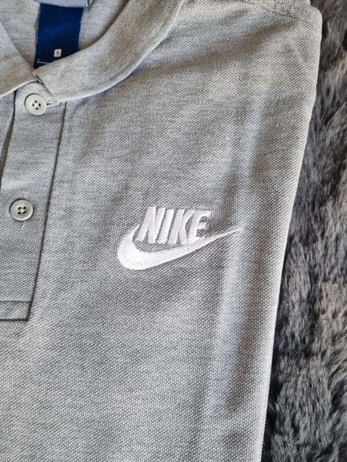 Polo manches courtes Nike Gris, S Hommes - photo numéro 4