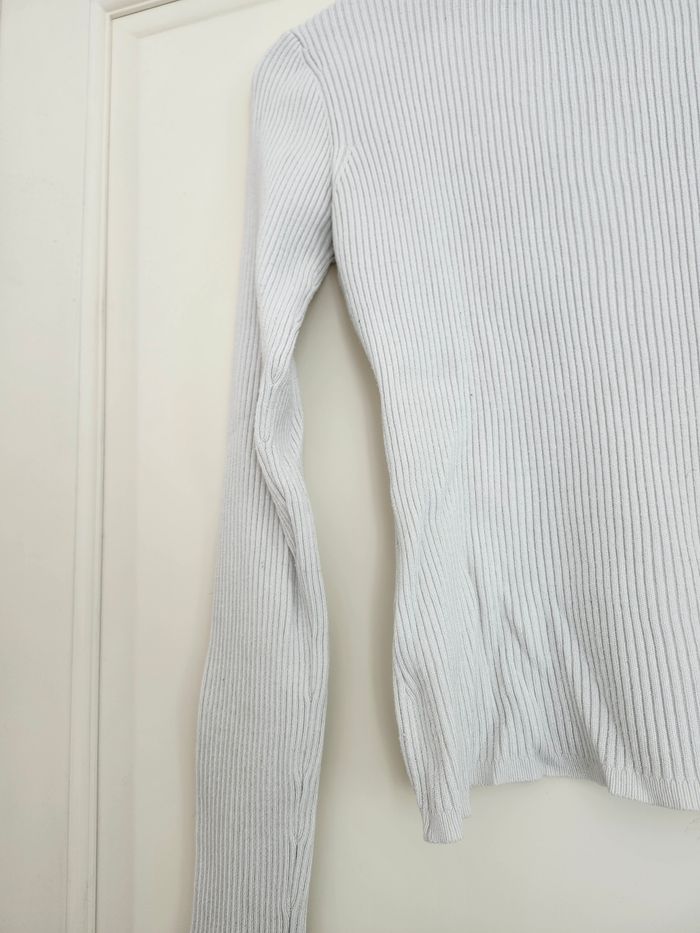 Pull col roulé blanc crème Jennyfer taille M - photo numéro 3