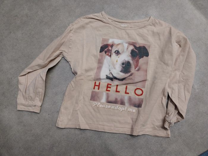 haut tee shirt manches longues fille 6 ans