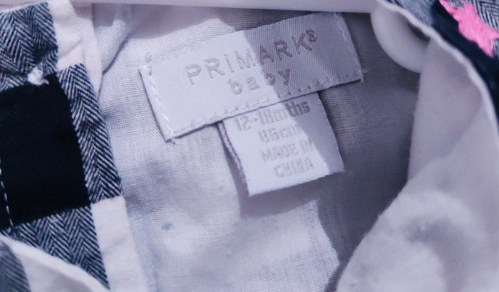 Robe à carreaux Primark 18 mois - photo numéro 9