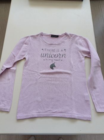 Pull licorne 8 ans