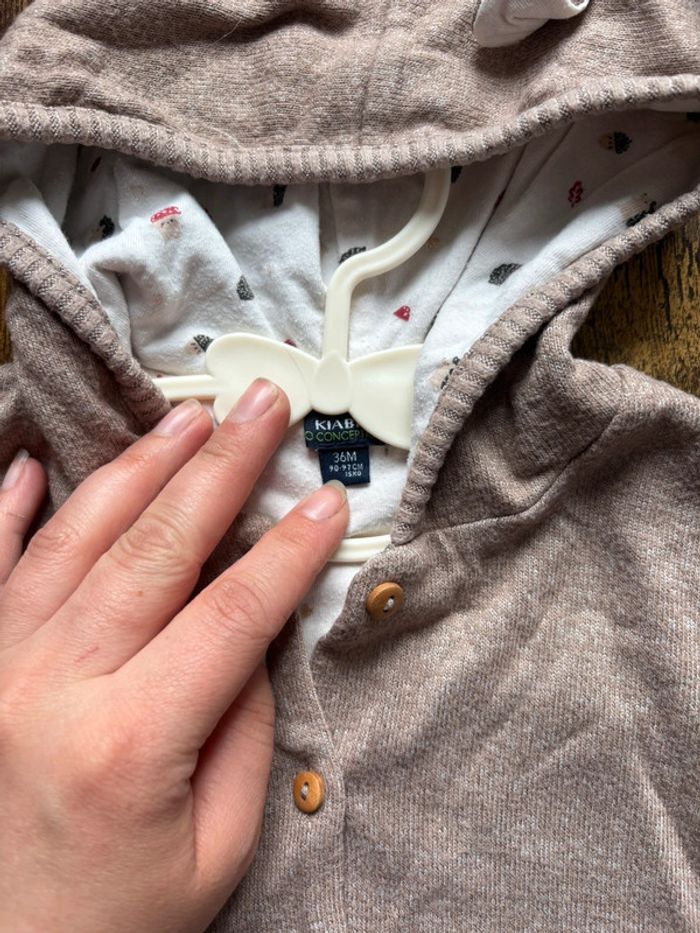 Gilet beige 36m - photo numéro 2