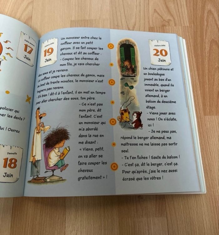 Livre enfant 365 blagues - bon état - photo numéro 2