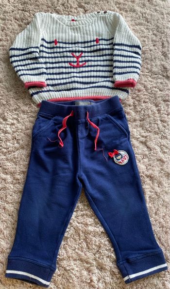 Ensemble pull et pantalon Orchestra 12 mois