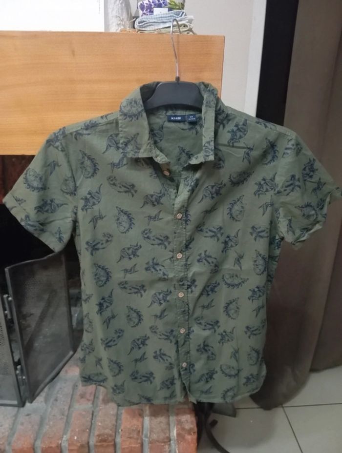 Chemise dinosaure 12 ans