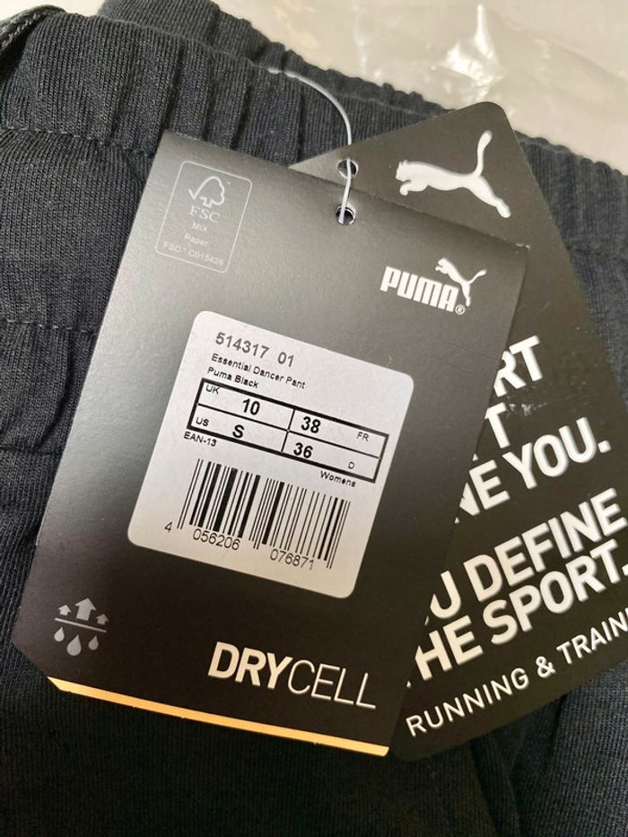 PUMA Jogging essential Dancer avec cordon Noir T38 NЕUF (prix Amazo: 50eur) - photo numéro 3