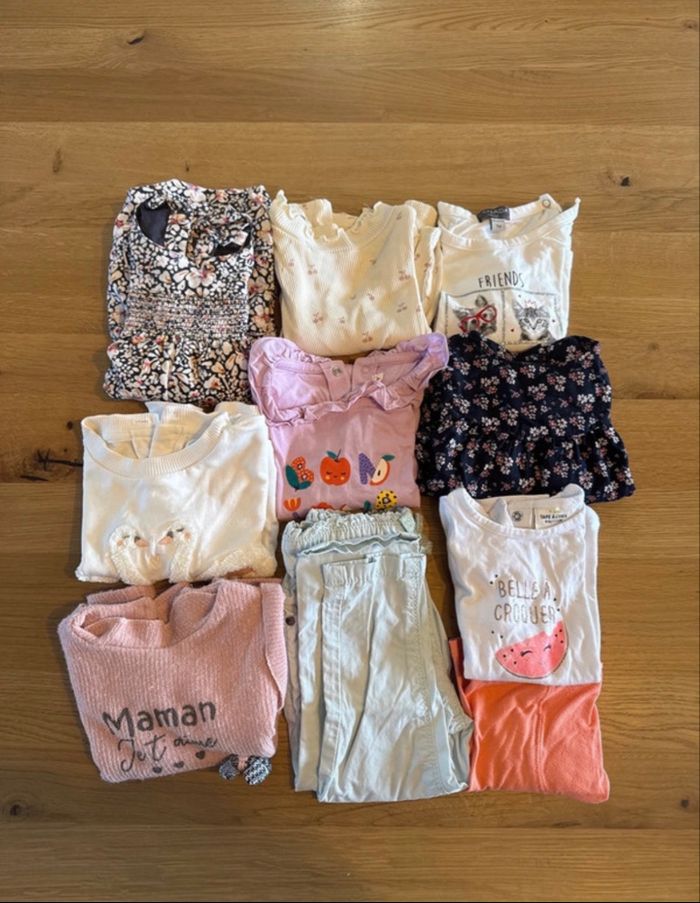Lot vêtements fille 9 mois