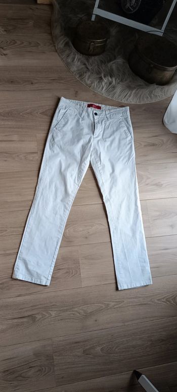 Pantalon blanc Zara S