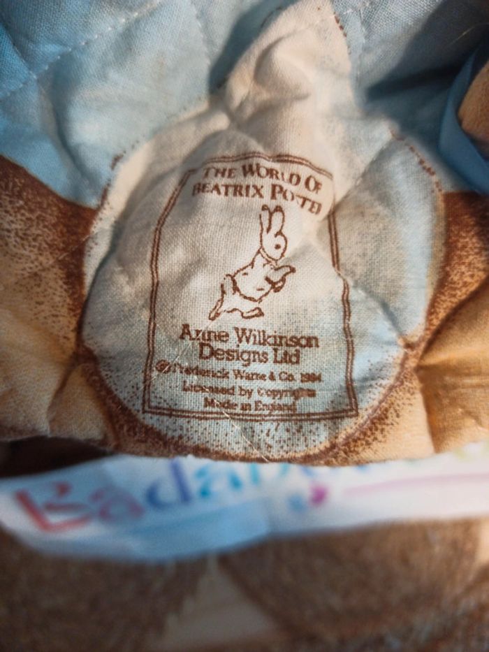 Peluche Pierre lapin peter rabbit range pyjama tbe - photo numéro 5