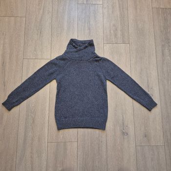 Pull bleu chiné. Garçon 10 ans. Marque Kiabi