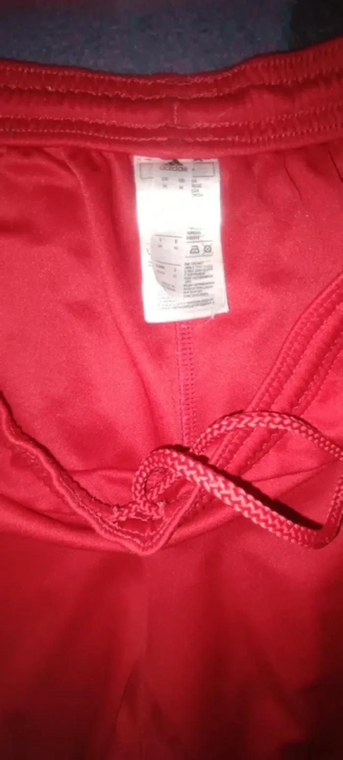 Short de sport rouge Adidas - photo numéro 4