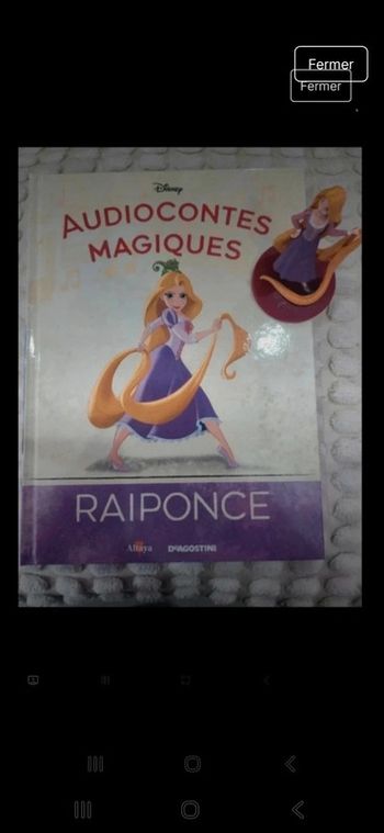 18ēme audioconte altaya deagostini livre&figurine disney audio compte comte magique magic