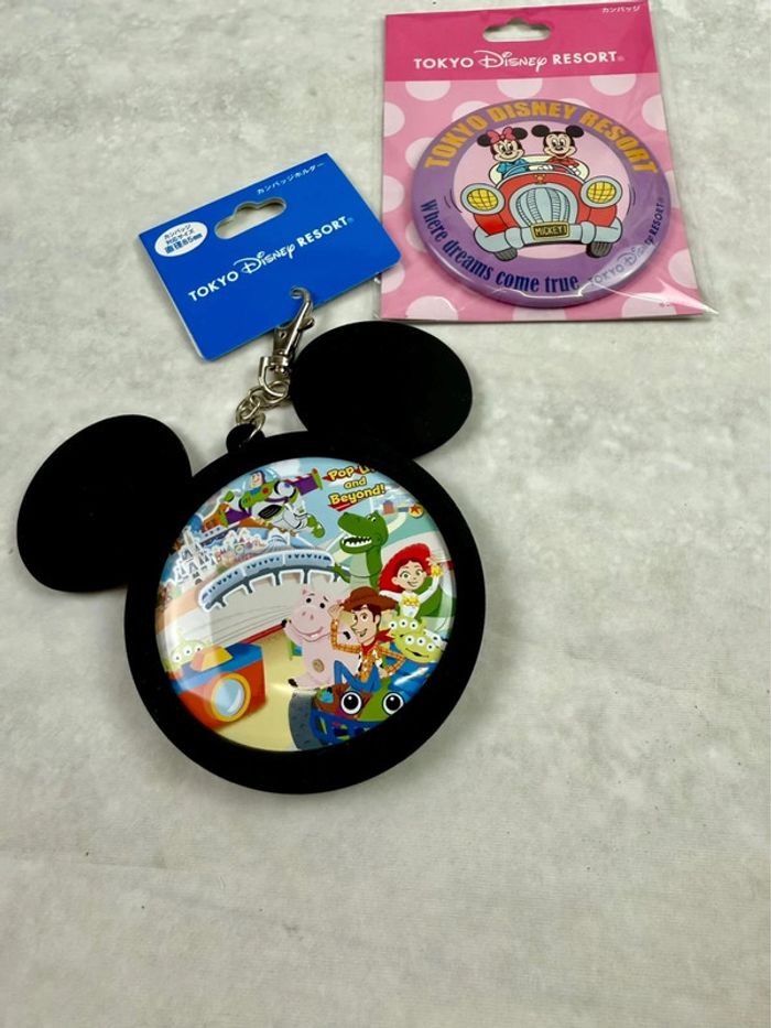 Porte clé porte badge tête de Mickey Tokyo Disneyland import Japon - photo numéro 11