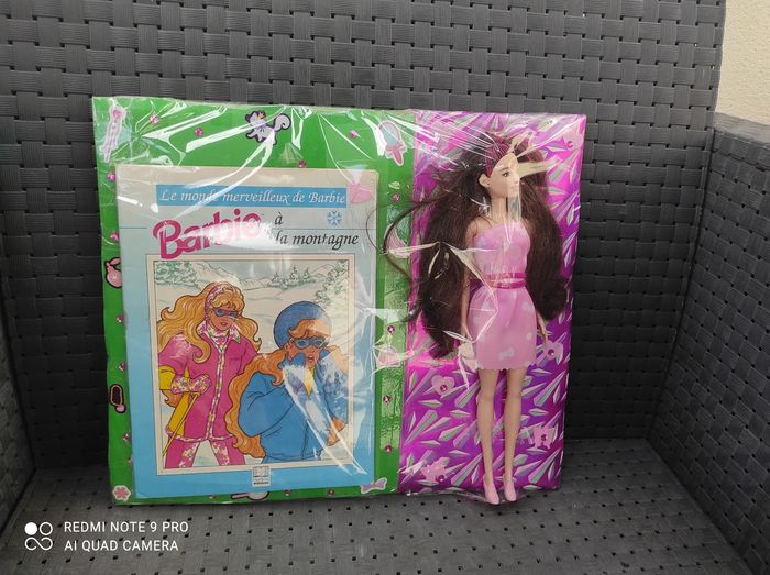 Lot livre+ poupée barbie
