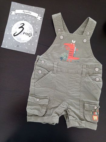 Salopette kaki 3 mois