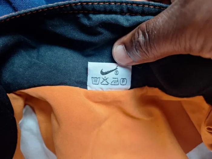 Veste Nike zippée orange vintage – Taille M - brodé (591) - photo numéro 12